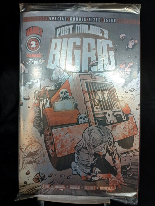 2025 Vault Comics Post Malone's Big Rig No 2 Cover U Gooden Alt Foil Cover