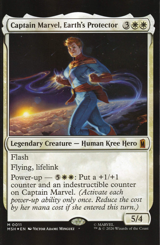 CAPTAIN MARVEL: DARK PAST #3 CLASSIFIED ARTIST MAGIC: THE GATHERING VARIANT