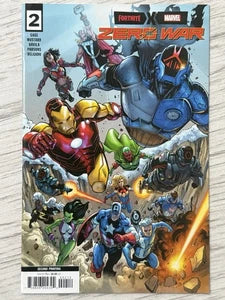 Zero War #2 Second Print Fortnite X Marvel