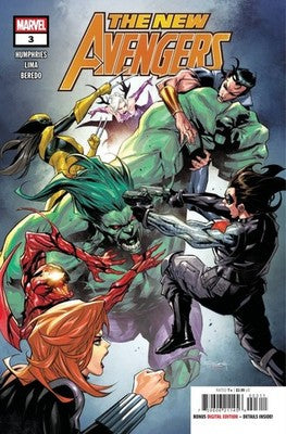 The New Avengers #3 Marvel Comics 1st Print 2025 Cover A