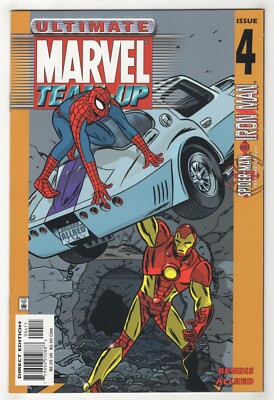 Ultimate Marvel Team-Up #4 (Jul 2001) [Spider-Man, Iron Man] Bendis, Allred m
