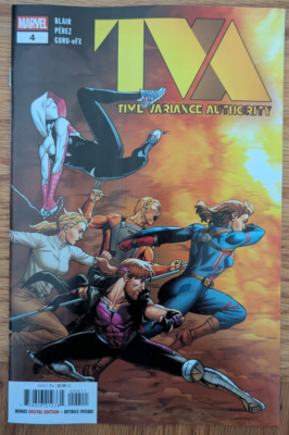 TVA #4 TIME VARIANCE AUTHORITY MARVEL COMICS 2025