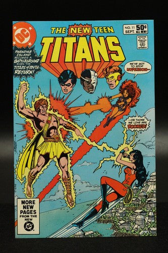New Teen Titans (1980) #11 George Perez Hyperion Cover & Art Marv Wolfman NM