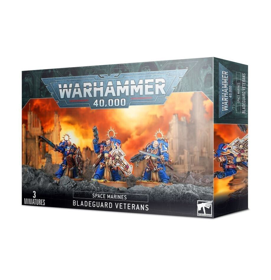 Games Workshop Warhammer 40K: Space Marines: Bladeguard Veterans Mini Figures 48-44